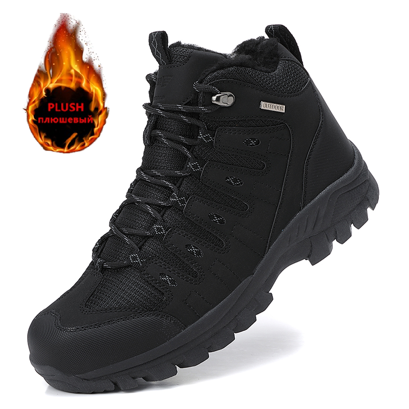 Men'S Shoes Hoka Sale - Winter Men's Boots Warm Plush Men's