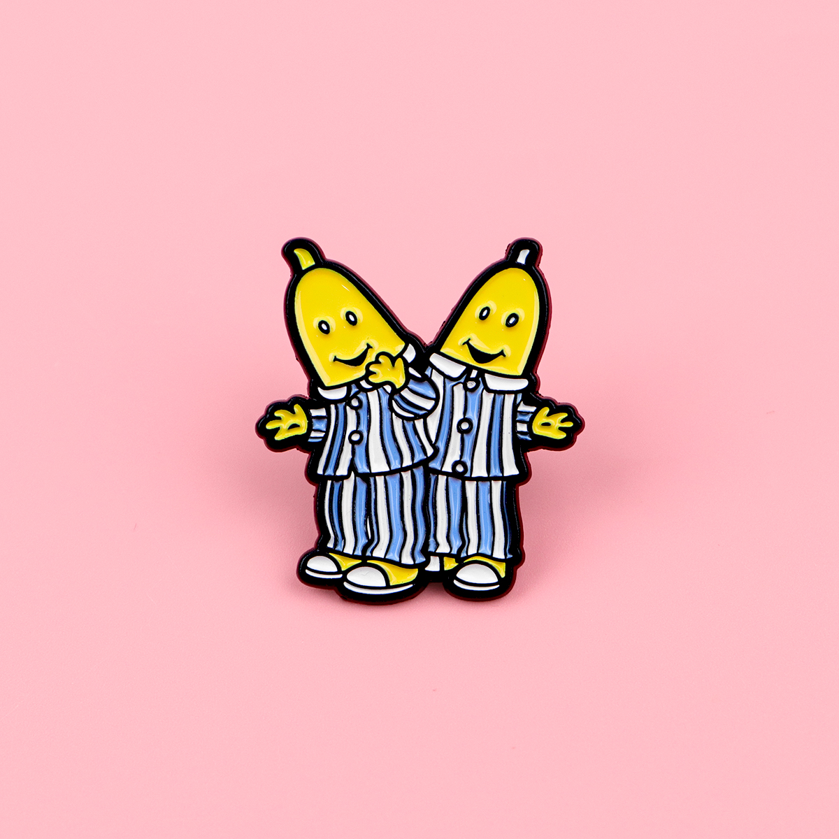Men'S Shoes Brogues - Funny Pajama Banana Man Enamel Pins