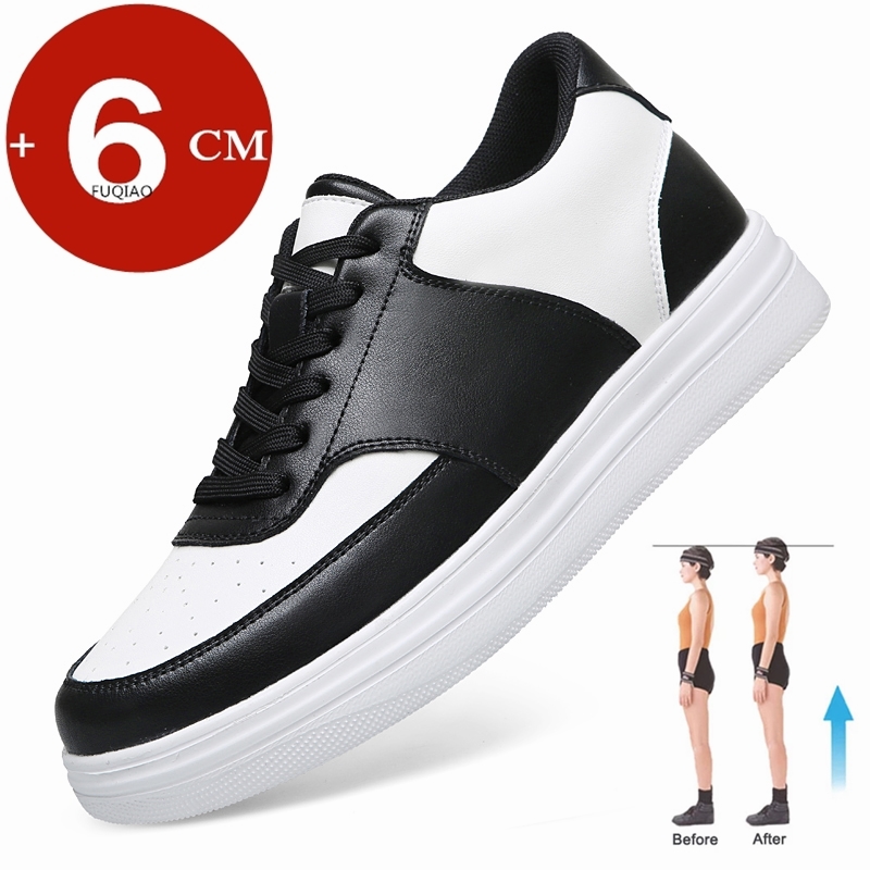 Men'S Shoes Height Increase - Height Increasing 6cm Unisex Leather Casual