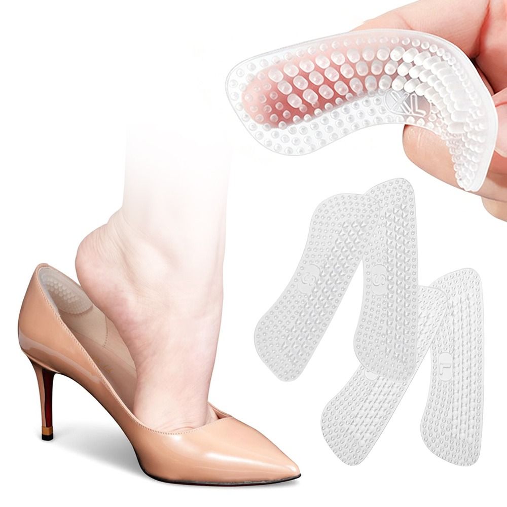 Men'S Shoes Grip - 2Pcs Durable Silicone Heel Stickers Non-Slip