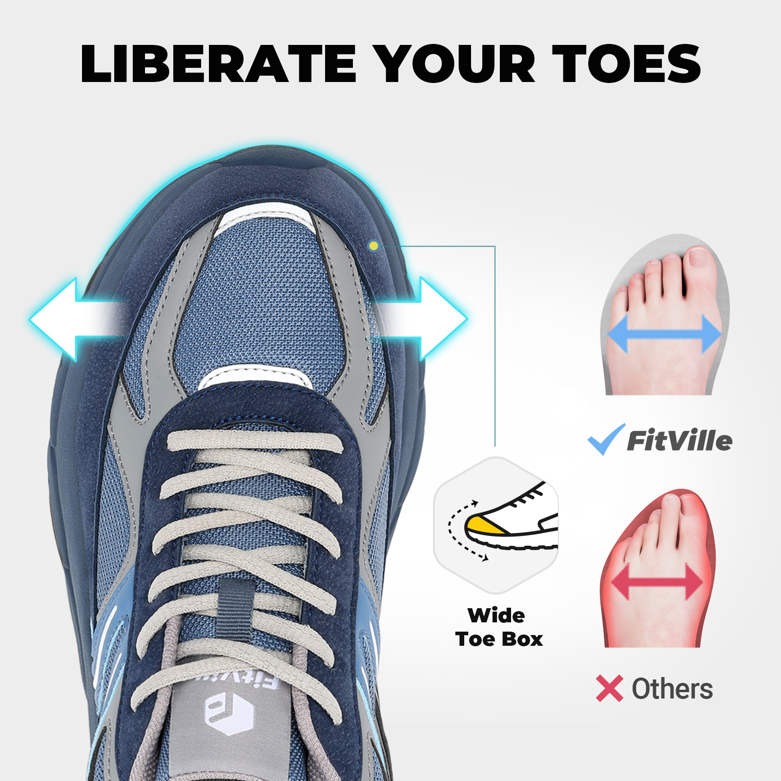 Fittington Wide Shoes For Man  - Men'S Shoes V5 Rnr 评论和价格