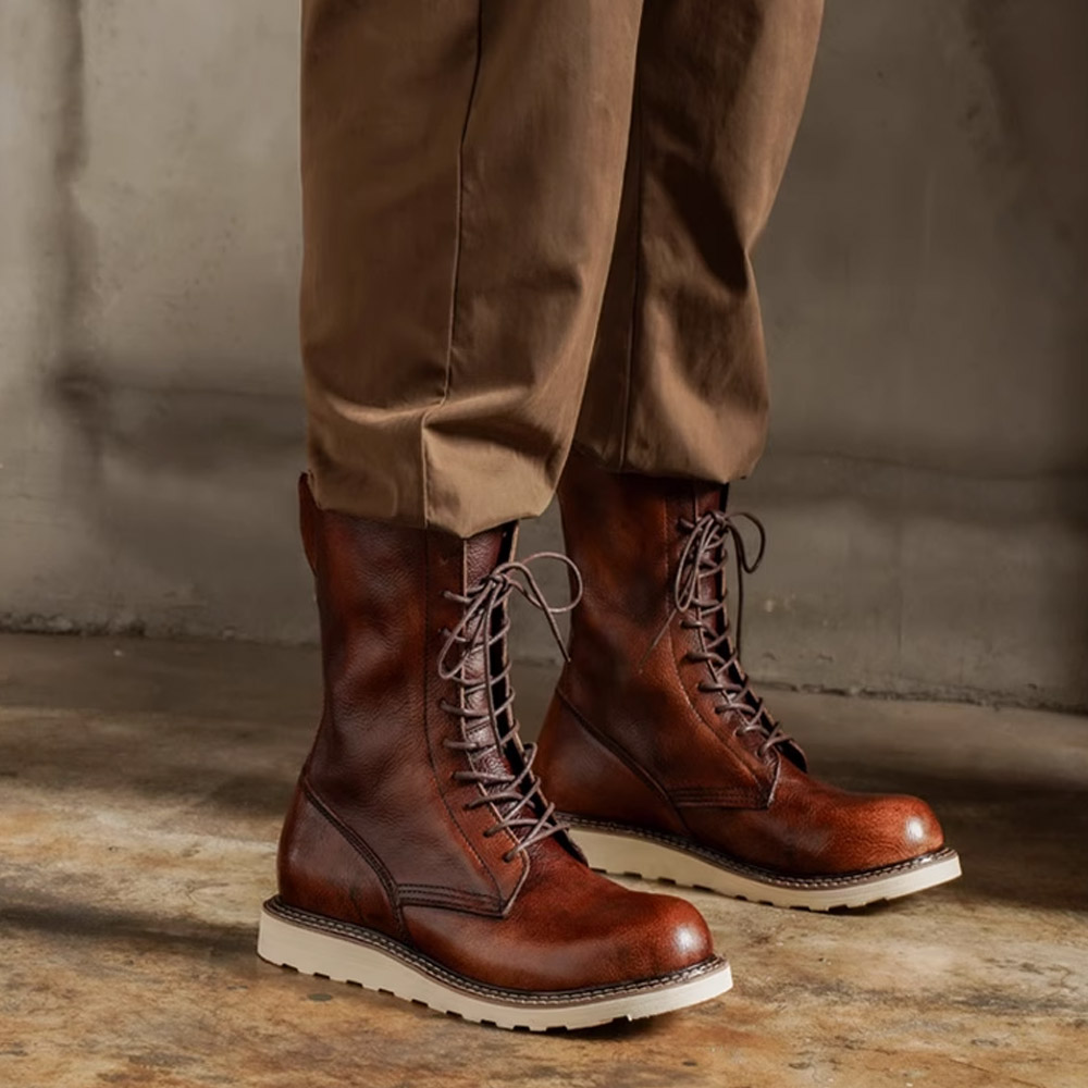 Men's Cow Genuine Leather Moto - Men'S Shoes Brogues 评论和价格