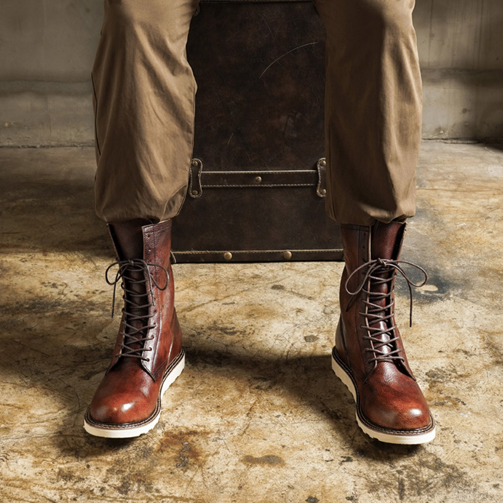 Men's Cow Genuine Leather Moto - Men'S Shoes Brogues 评论和价格