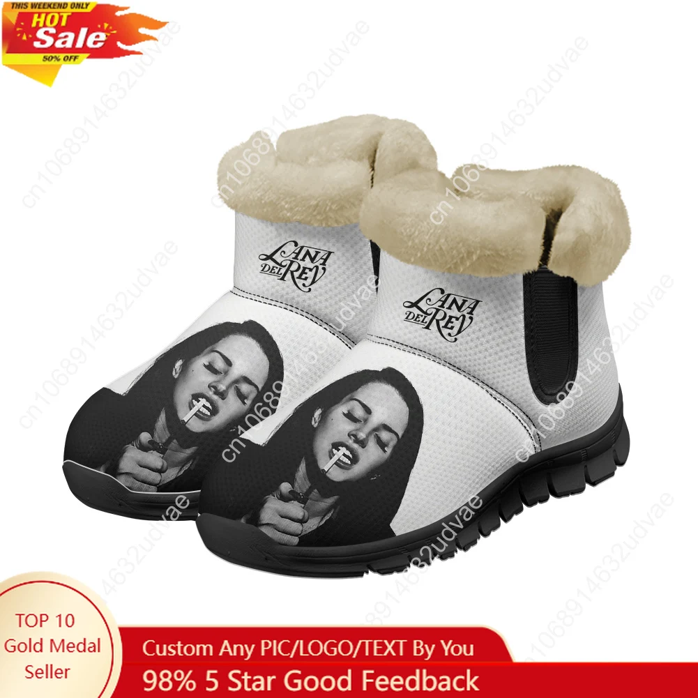 Lana Del Rey Singer Plush Shoe - Men Shoes Boots 评论和价格