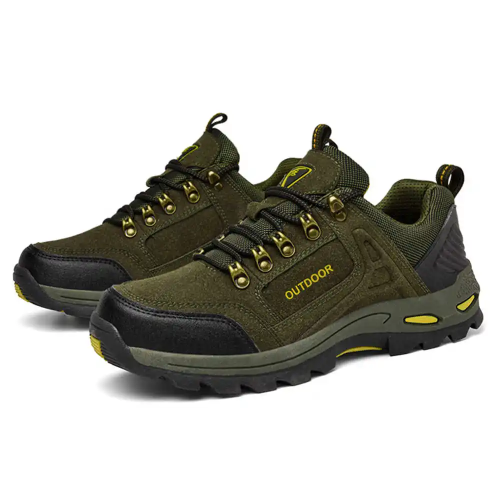 Non-slip Lace Up Hiking Tennis - Men'S Shoes Good For Flat Feet 评论和价格