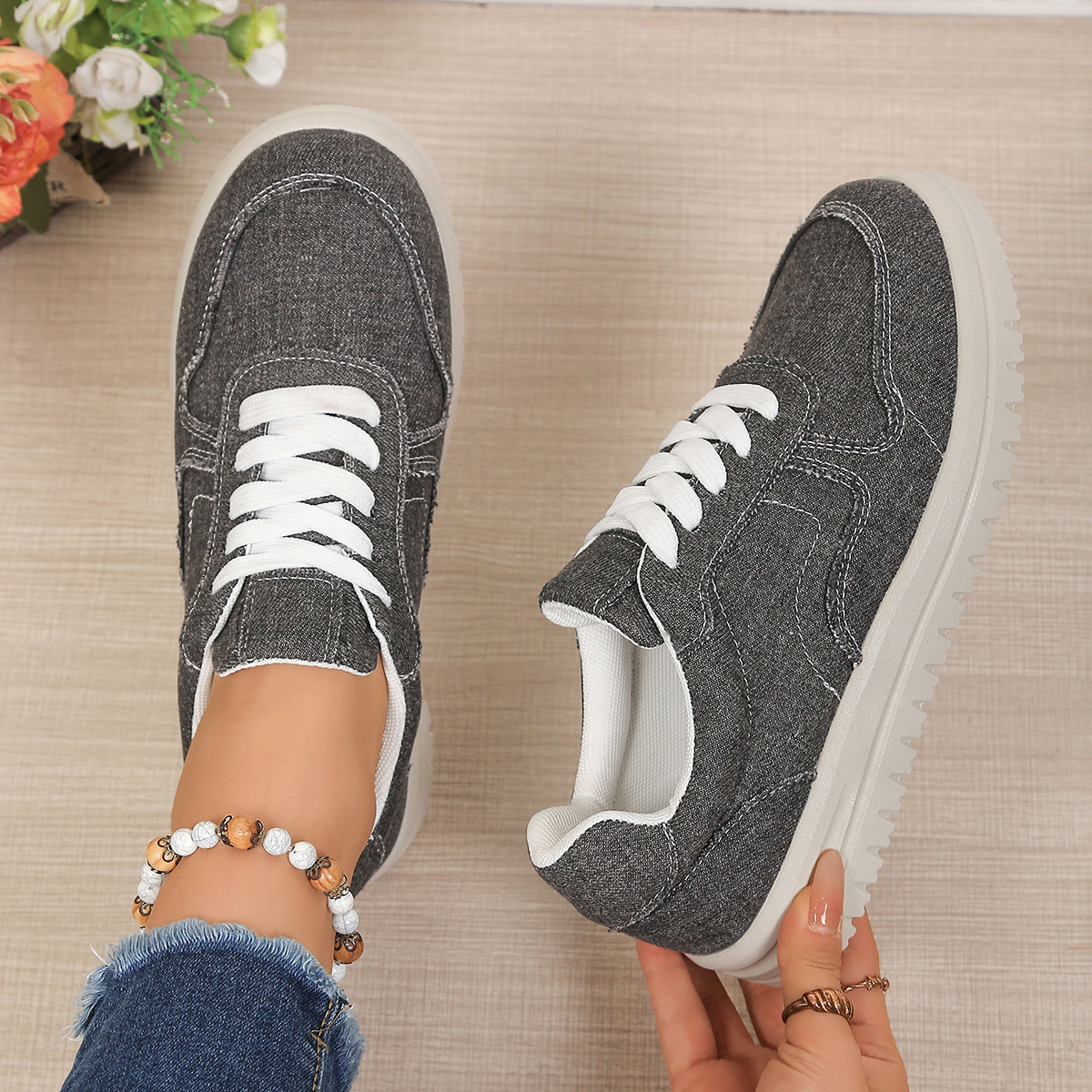 Outdoor Sports Women Canvas Sh - Mesh Trainer Breathable 评论和价格