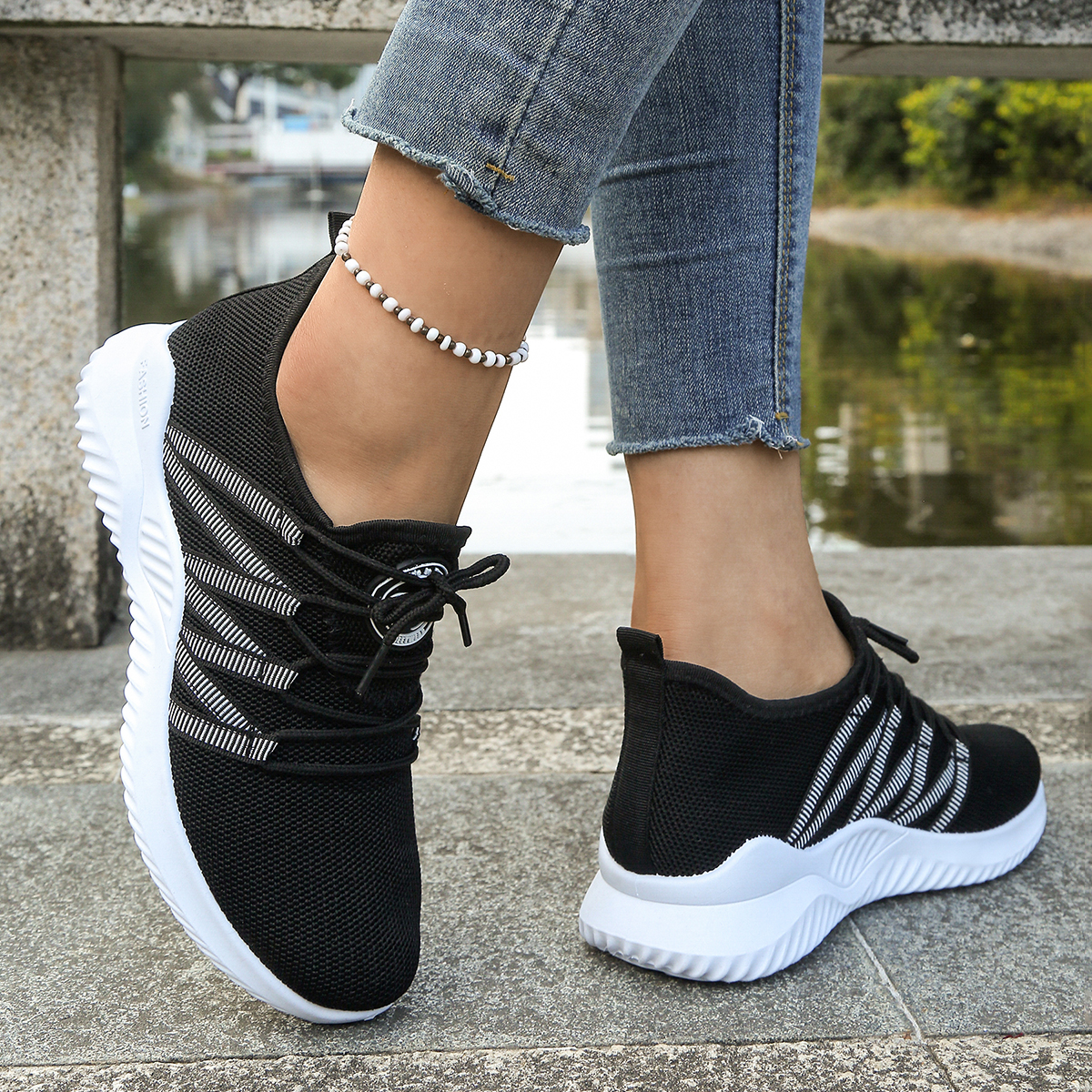 Women's  Breathable Knit Mesh  - Mesh Trainer Breathable 评论和价格