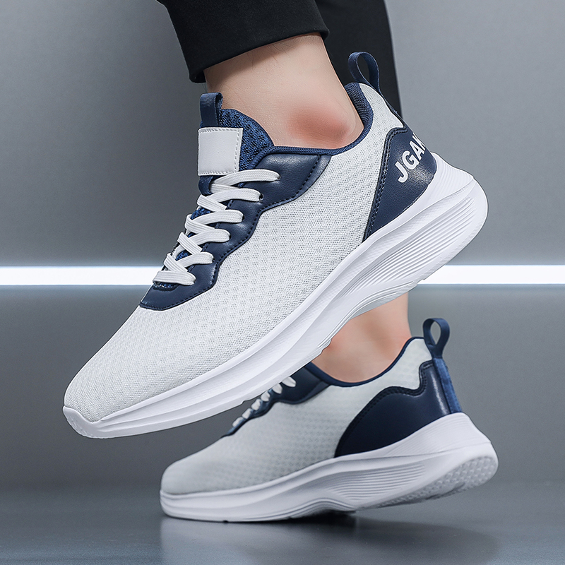 Ultra Light Mesh White Sneaker - Men Shoes Eu To Us Size 评论和价格