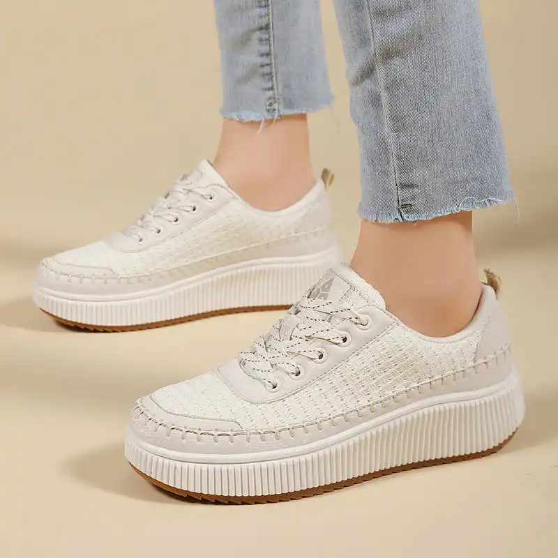 Brown Shoes Woman Flats Autumn - Men'S Shoes Good For Flat Feet 评论和价格