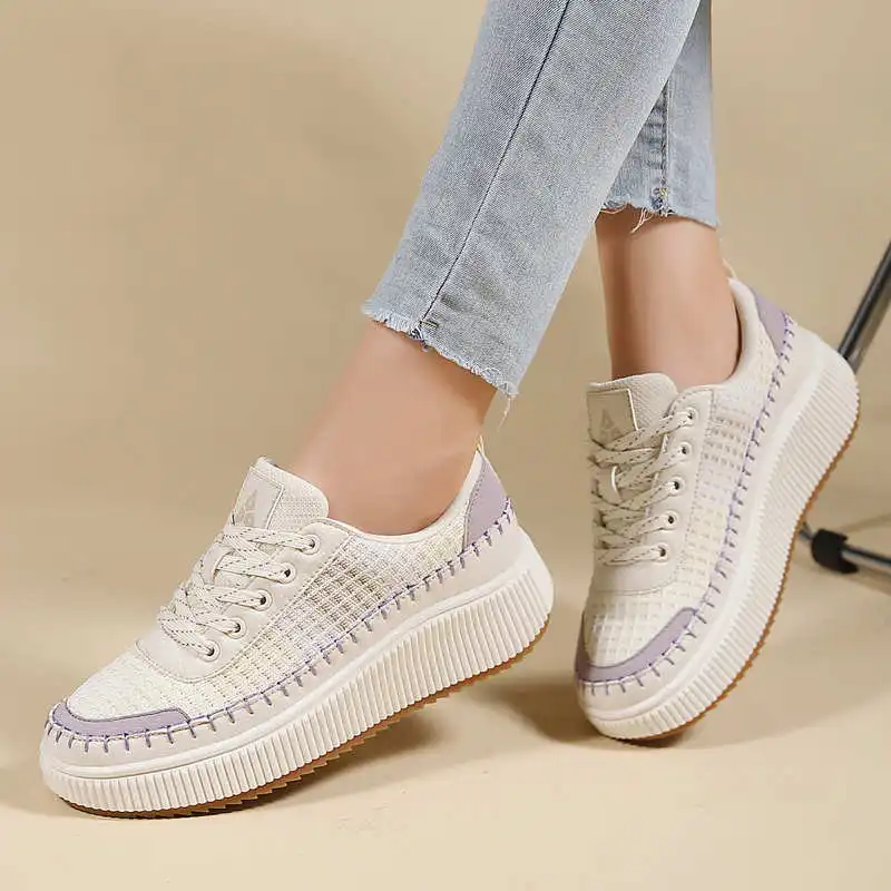 Brown Shoes Woman Flats Autumn - Men'S Shoes Good For Flat Feet 评论和价格