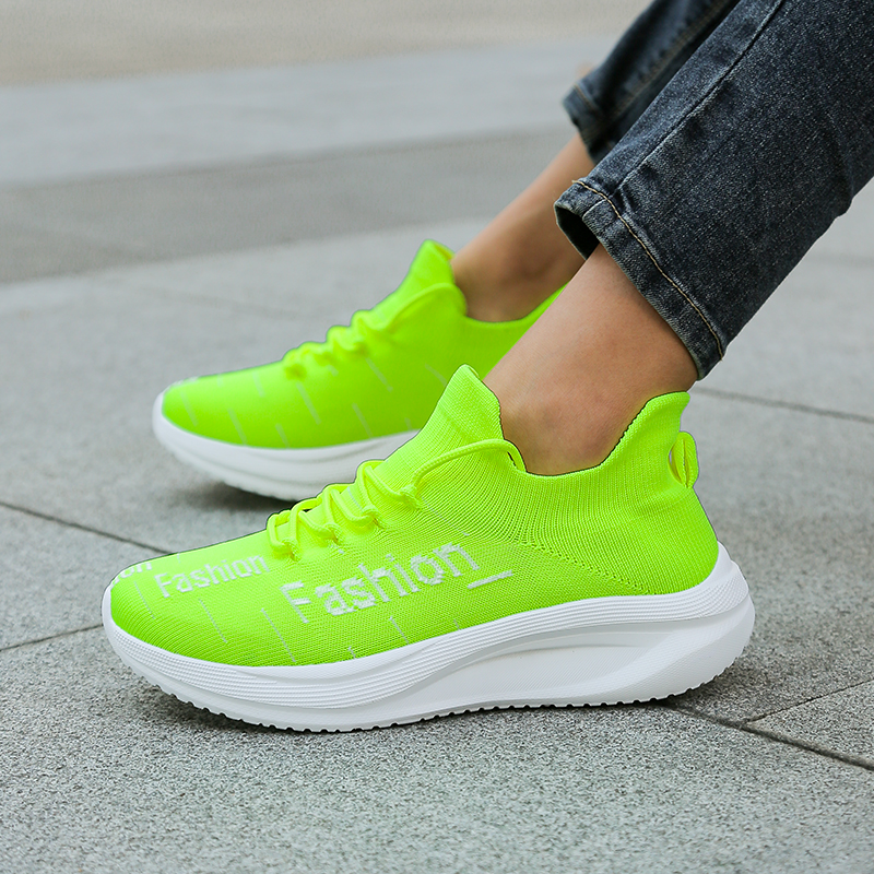 Men's Fashion Letter Sock Snea - Mesh Trainer Breathable 评论和价格