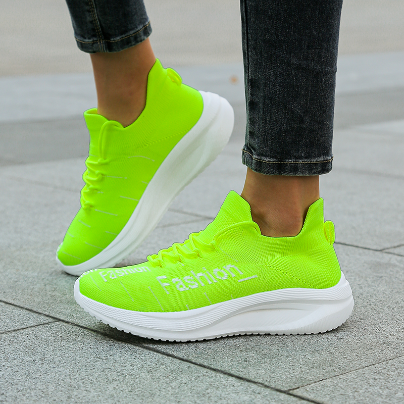 Men's Fashion Letter Sock Snea - Mesh Trainer Breathable 评论和价格