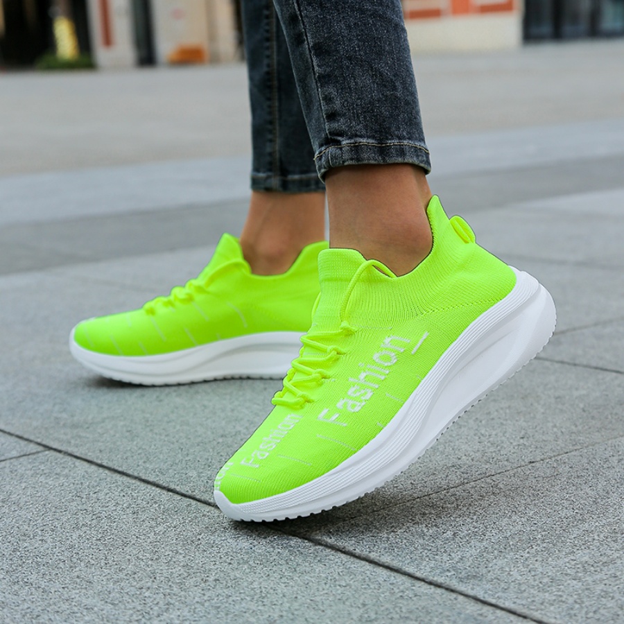 Men's Fashion Letter Sock Snea - Mesh Trainer Breathable 评论和价格