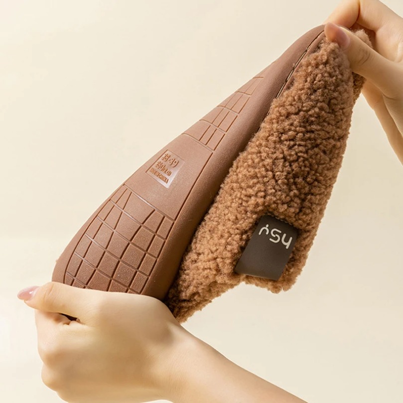 House Slipper Women Fuzzy Fur  - Men'S Shoes Grip 评论和价格