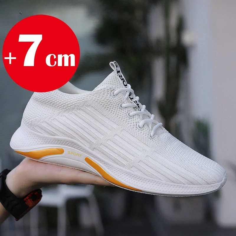Summer Men Elevator Shoes Brea - Men'S Shoes Height Increase 评论和价格