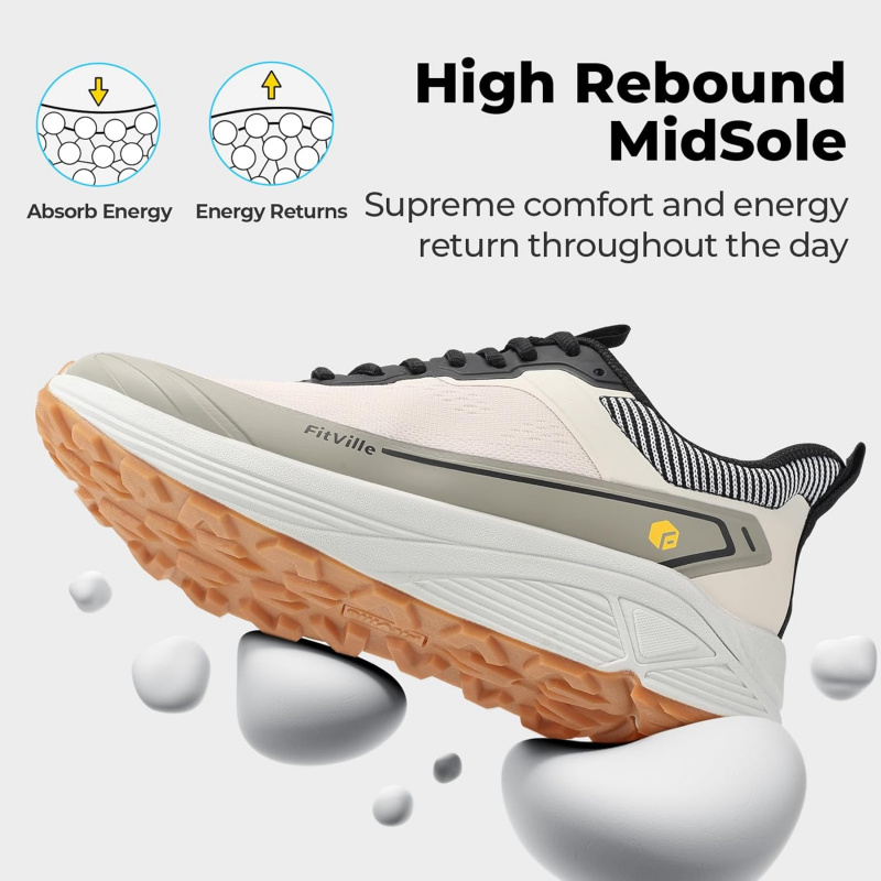 FitVille Wide Walking Shoes Fo - Men'S Shoes V5 Rnr 评论和价格