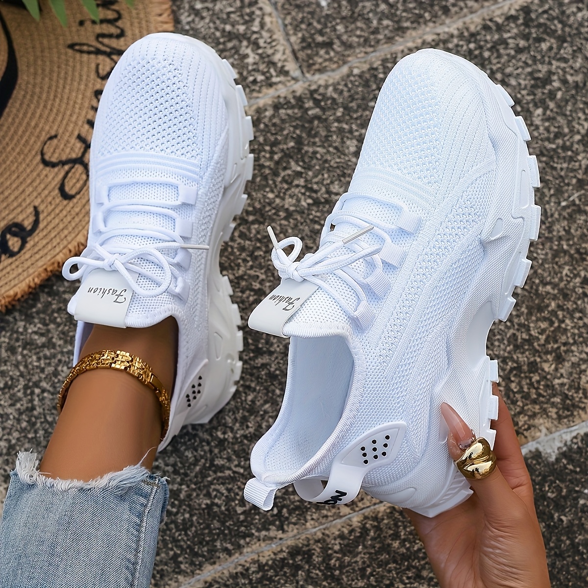 Breathable Knit Sneakers Fashi - Men'S Shoes Hoka Sale 评论和价格