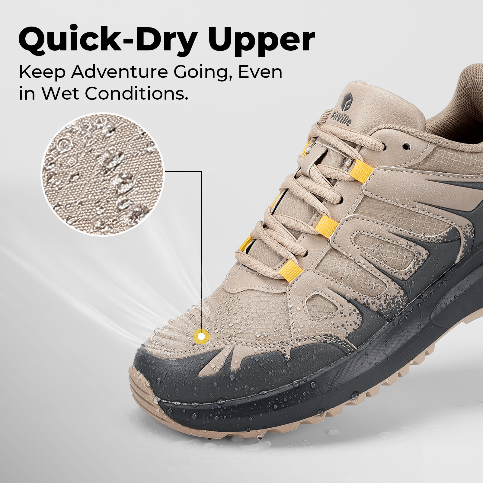 Fittington Hiking Shoes Water  - Men'S Shoes V5 Rnr 评论和价格
