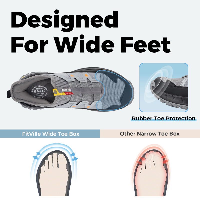 FitVille Men'S Extra Wide Snea - Men'S Shoes V5 Rnr 评论和价格