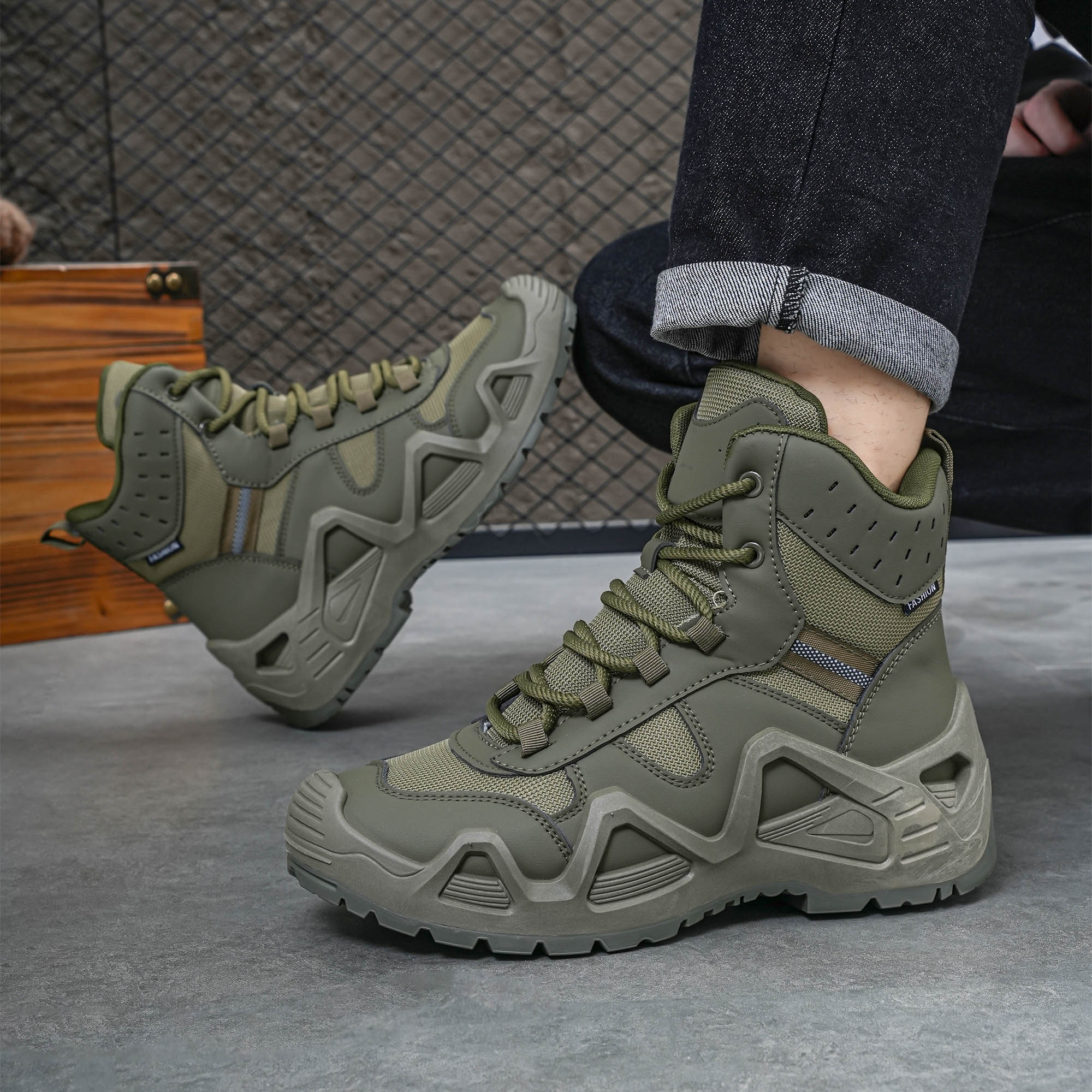 Men's high top boots, hiking b - Men'S Shoes Hoka Sale 评论和价格