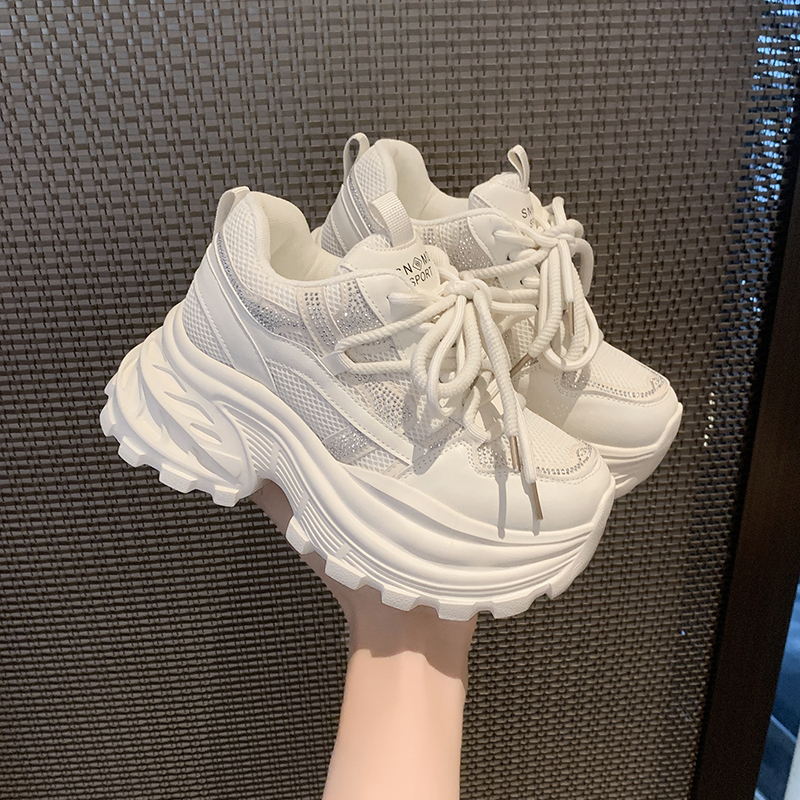New Spring Women’s Chunky Snea - Mesh Trainer Breathable 评论和价格