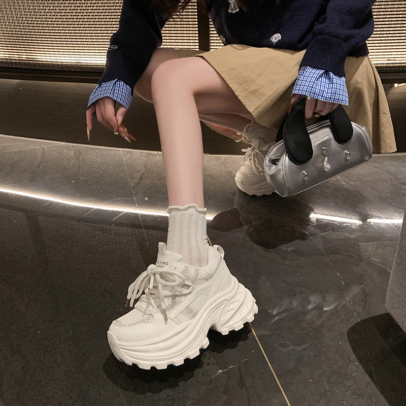 New Spring Women’s Chunky Snea - Mesh Trainer Breathable 评论和价格