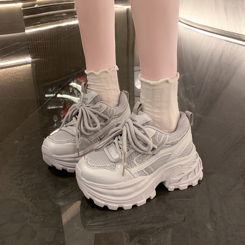 New Spring Women’s Chunky Snea - Mesh Trainer Breathable 评论和价格