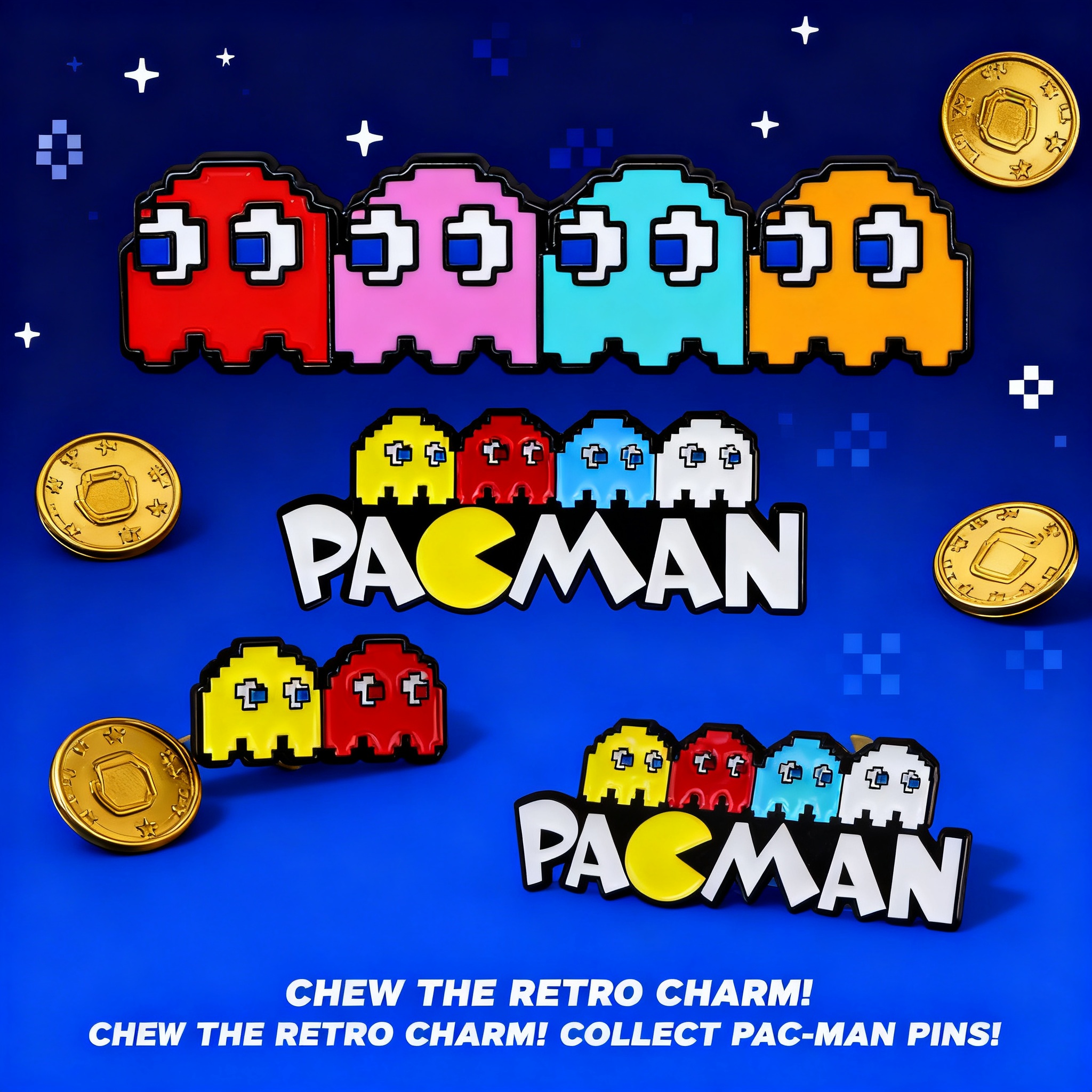 Pac-Man Game Brooch Pin Badge  - Men'S Shoes Brogues 评论和价格