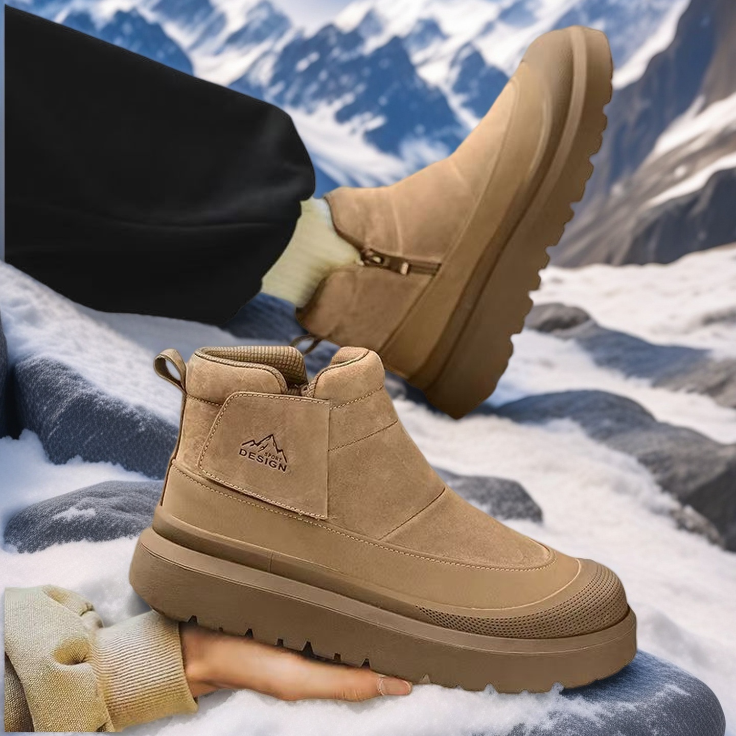 Winter Men Plush Warm Snow Boo - Men'S Shoes Hoka Sale 评论和价格