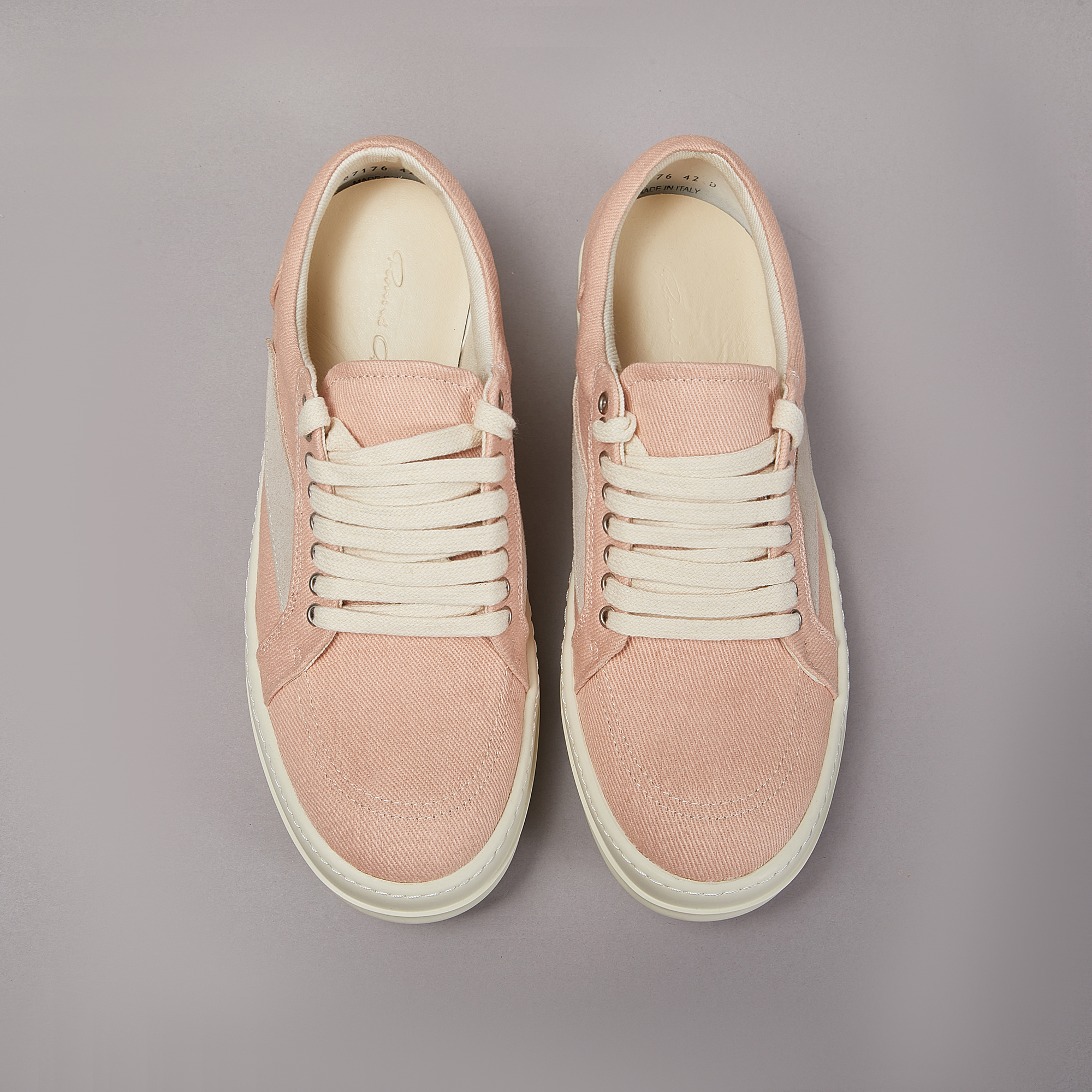 Unisex Dirty Pink Twill Fabric - Men Shoes Boots 评论和价格